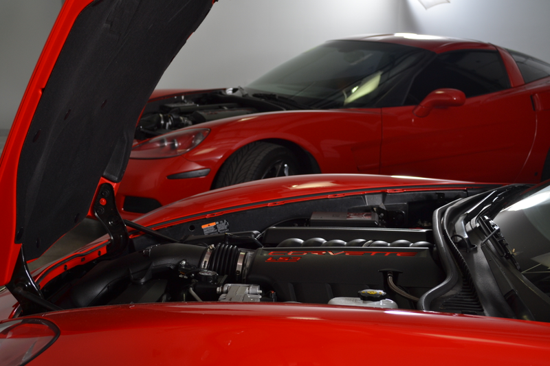 Illustration for article titled Red C6 Car Porn